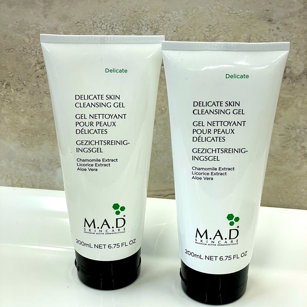 SET OF 2 - M.A.D Skincare Delicate Skin Cleansing Gel (NEW)
